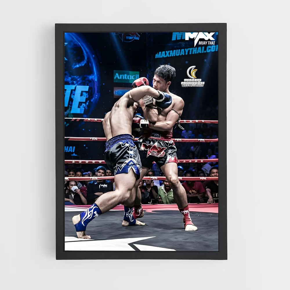 Poster Max muay – affiche Muay Thai (vue 2)